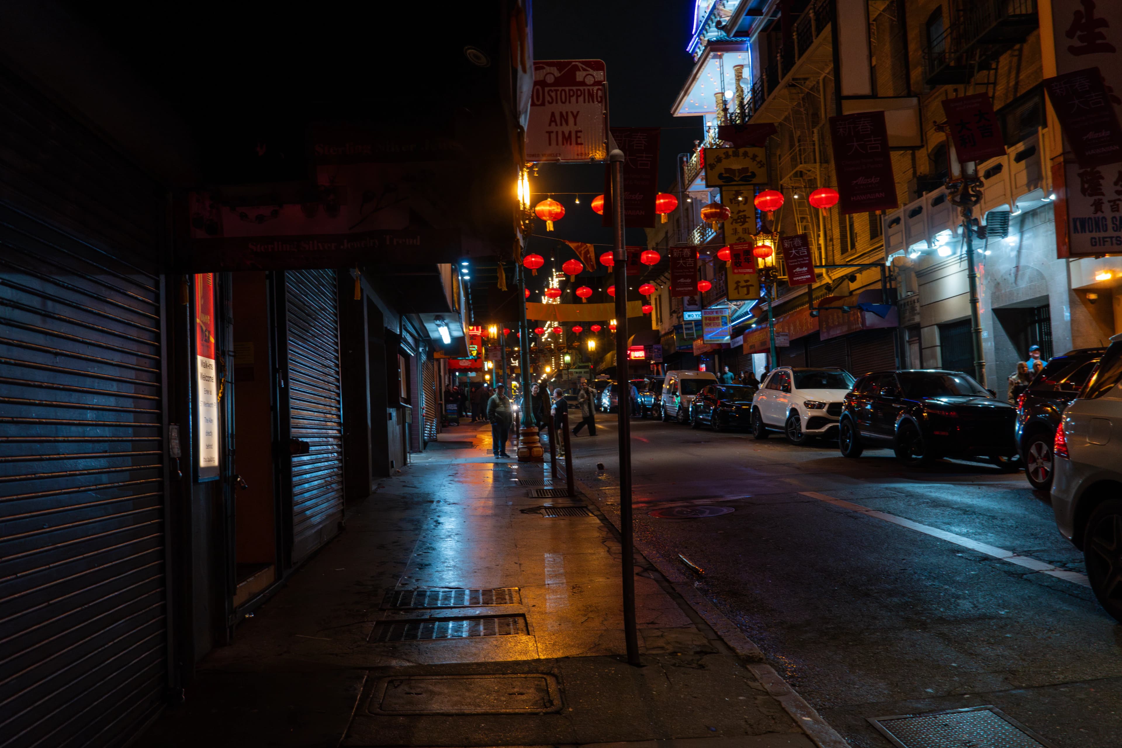 The streets of Chinatown
