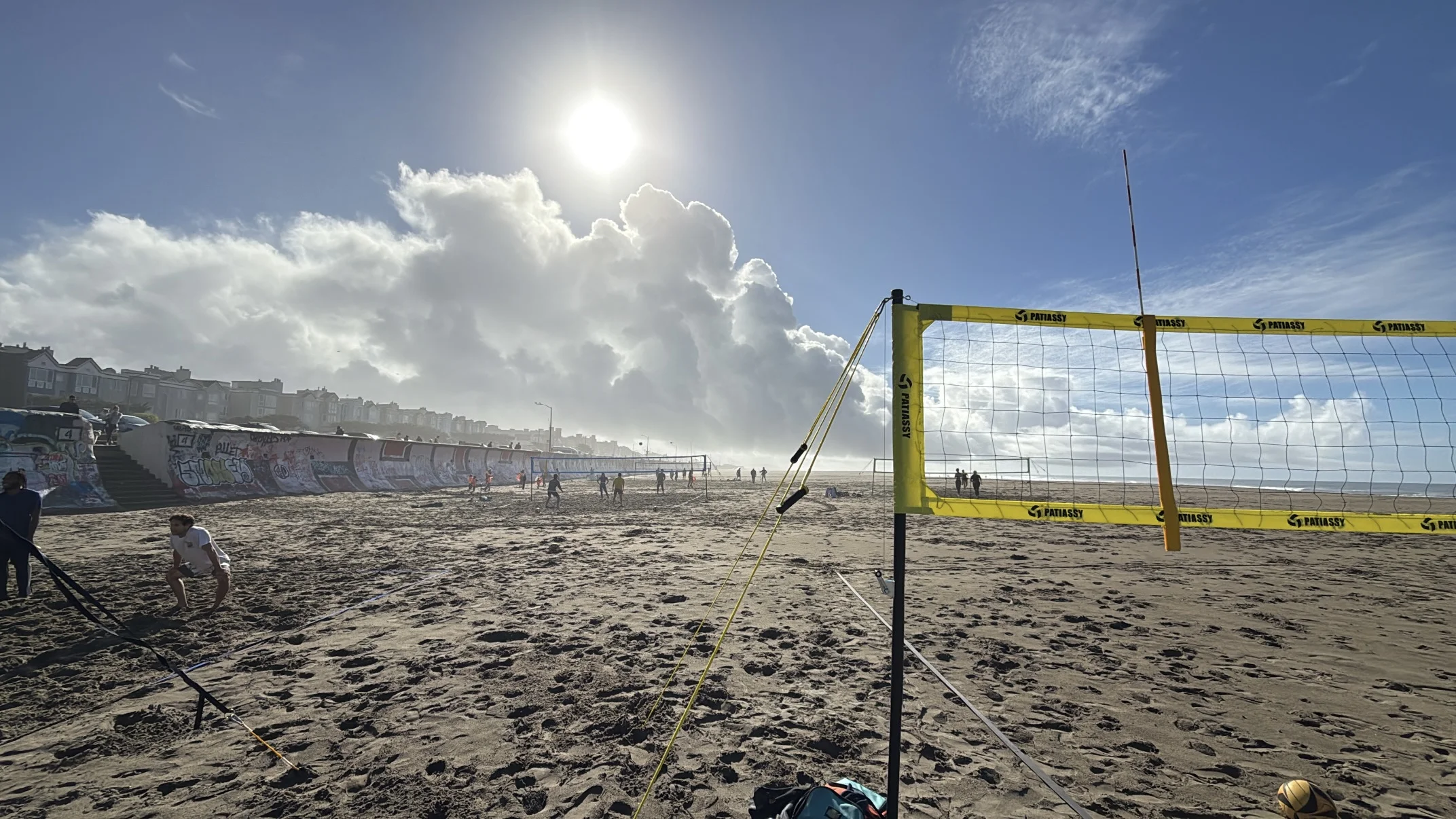 Above the clouds: Ocean Beach